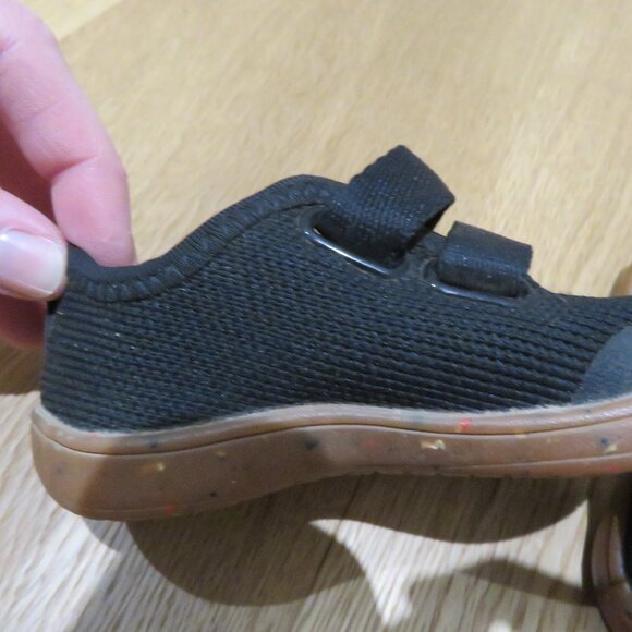 WHITIN Barefoot Toddler Sneaker Shoes in Black Breathable Mesh Outdoor Casual - Picture 8 of 10